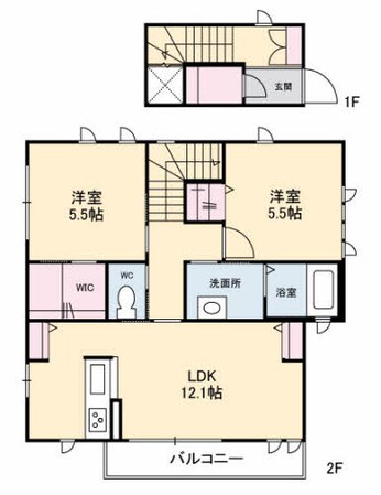 シャーメゾン北長瀬の物件間取画像